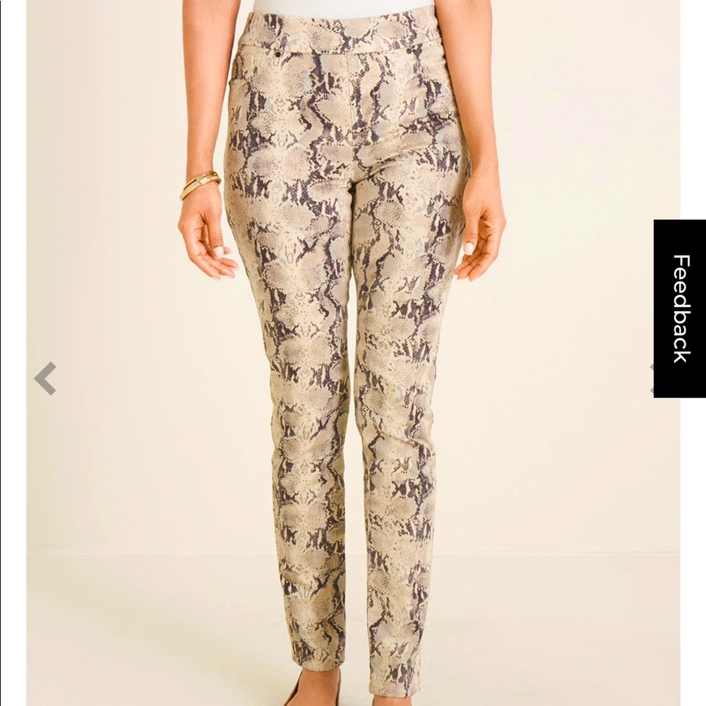 Chico’s Snake printed pant